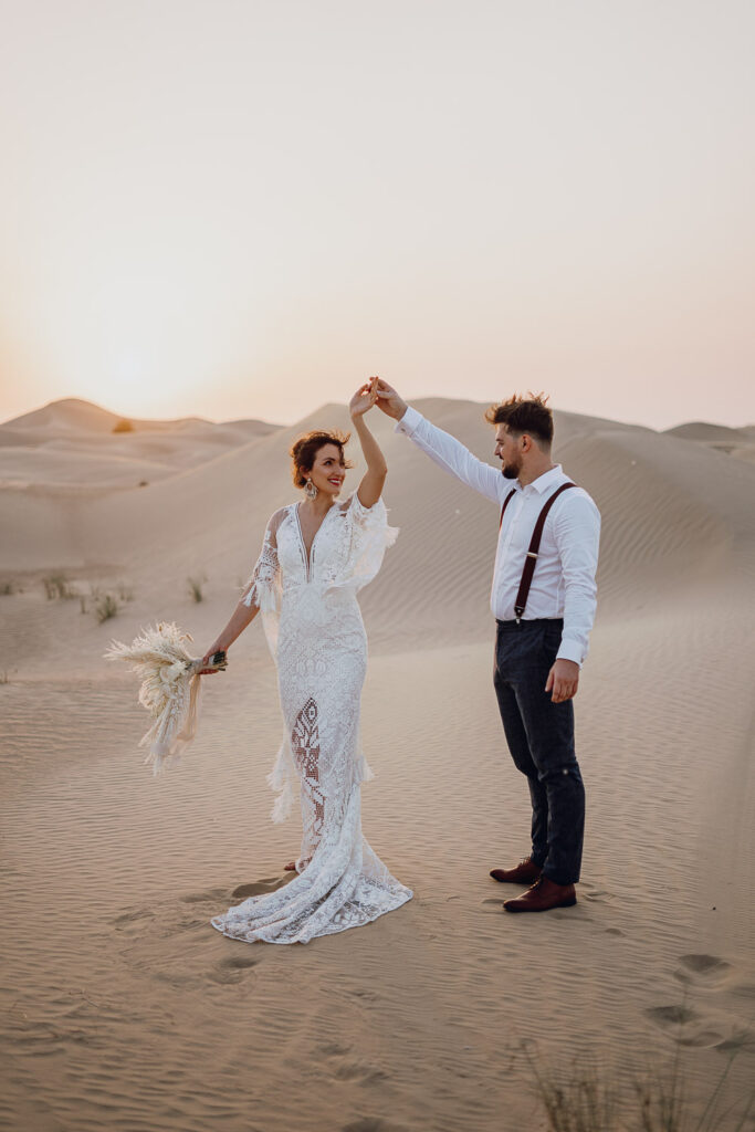 Dubai Wüste Hochzeit